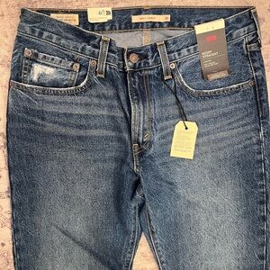 Levi's Dark Blue Straight Jeans